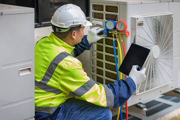 Professional Hvac Maintenance technician working in Lake Orion, MI